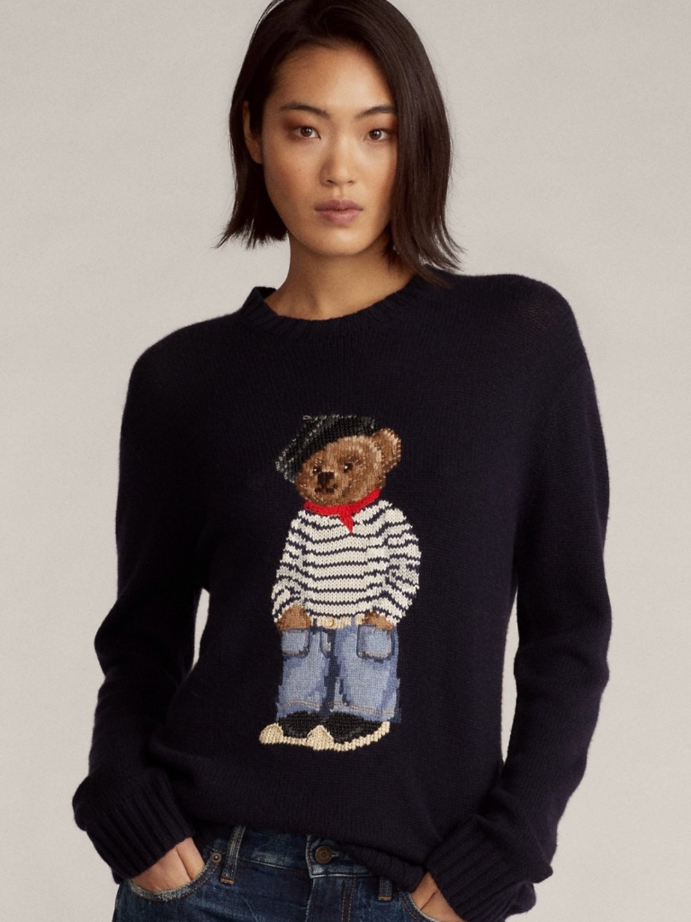❌❌RALPH LAUREN COLLECTION MARSEILLE POLO BEAR SWEATER